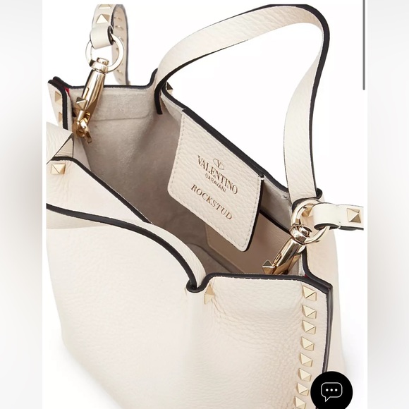 Valentino Garavani Rockstud Small Leather Tote Crossbody Strap - Picture 11 of 11